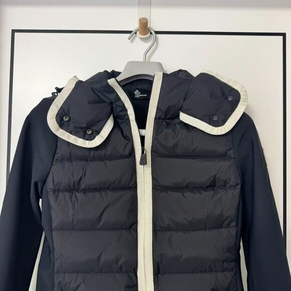 MONCLER GRENOBLE Hooded paneled twill and quilted stretch-shell down jacket - Picture 6 of 15